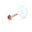Leaf Shaped Monroe Piercing LA-364